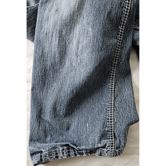 Angels Jeans Girls Size 14 Bootcut Denim Jeans Embroidered Pockets Vintage - Picture 8 of 10